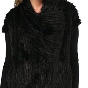 Helmut Lang rabbit fur jacket